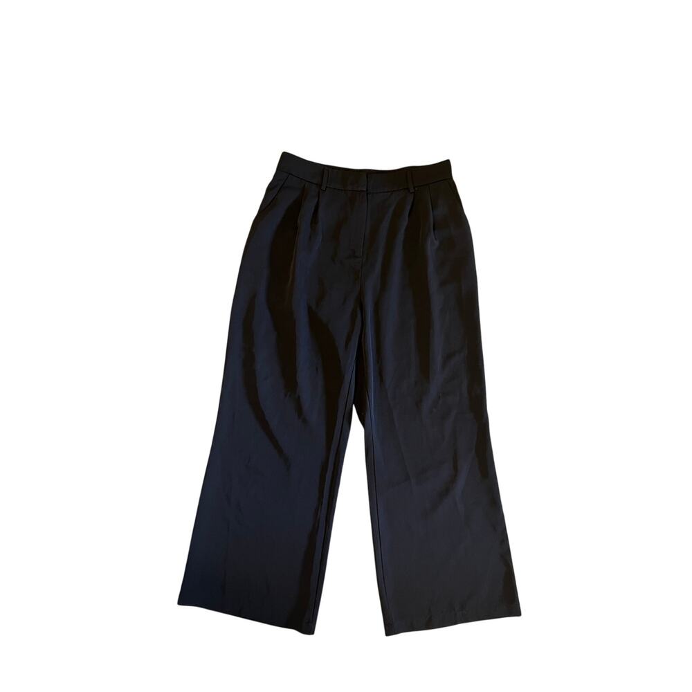 Wide Leg Black Trousers